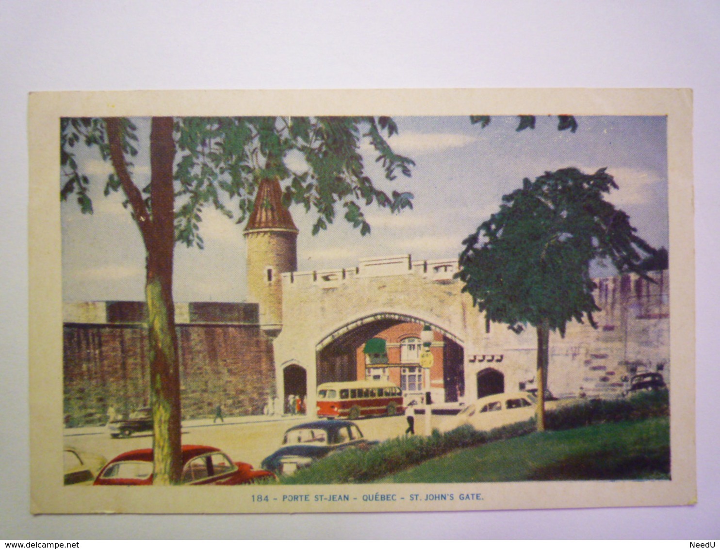 GP 2020 - 2412  QUEBEC  :  PORTE SAINT-JEAN   1954    XXX - Québec – Les Portes