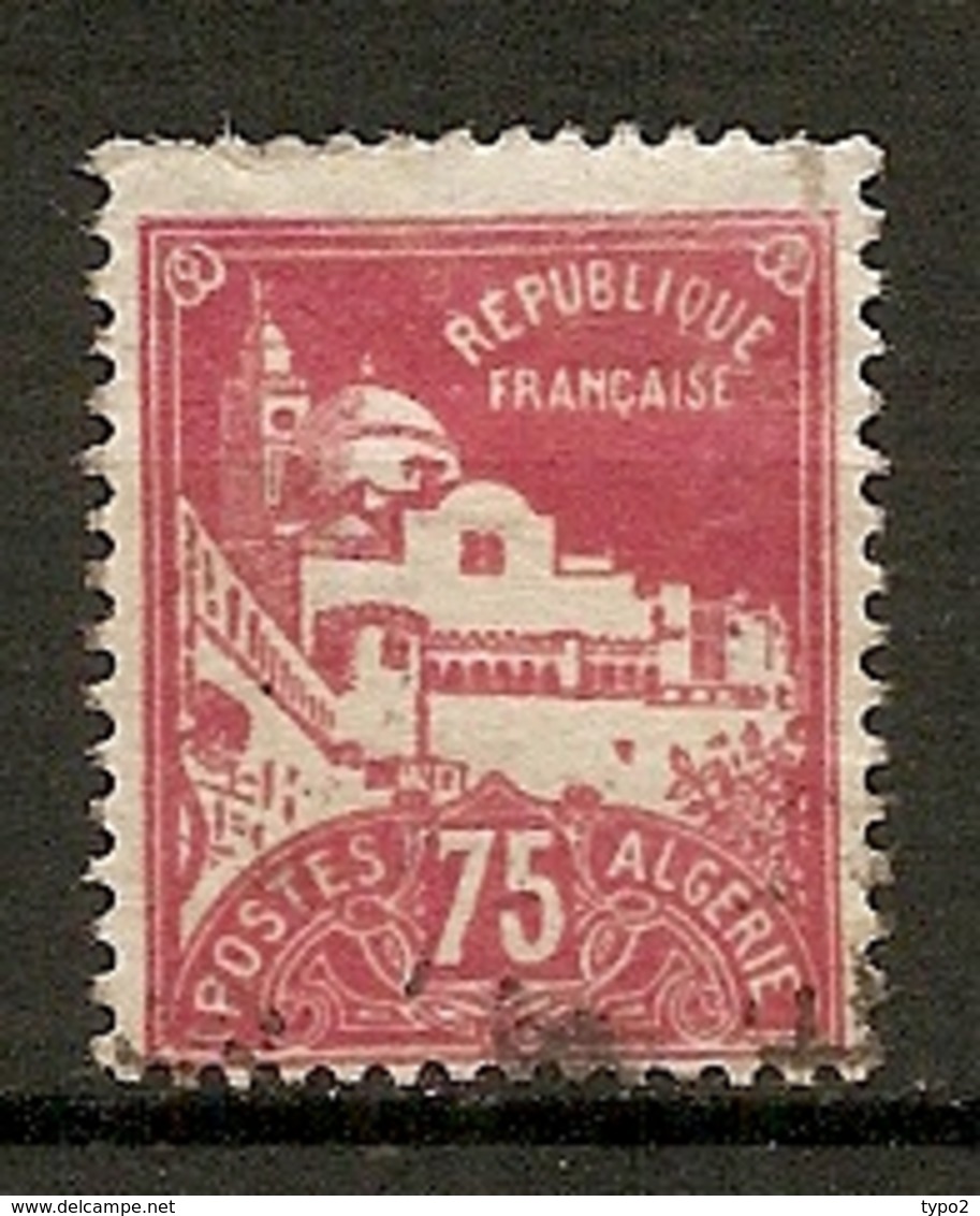 ALG - Yv.  N°  49   (o)  75c   Alger Cote  0,7 Euro BE - Usati