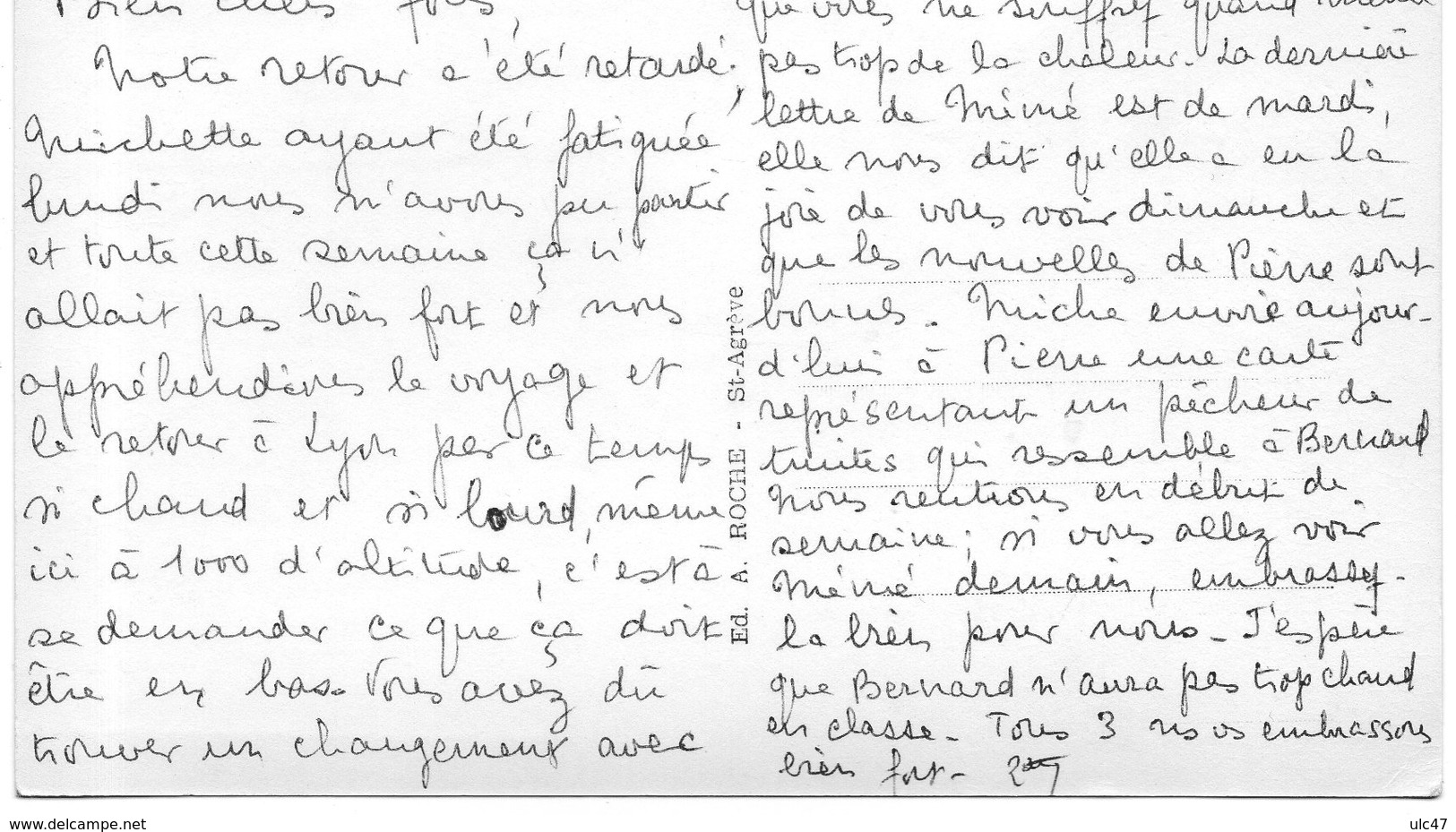 - 43 - Vallée Du Lignon - Château Et Ferme Du Pont De Mars, Ht. Vivarais. Velay. - Carte-photo - Scan Verso - - Andere & Zonder Classificatie