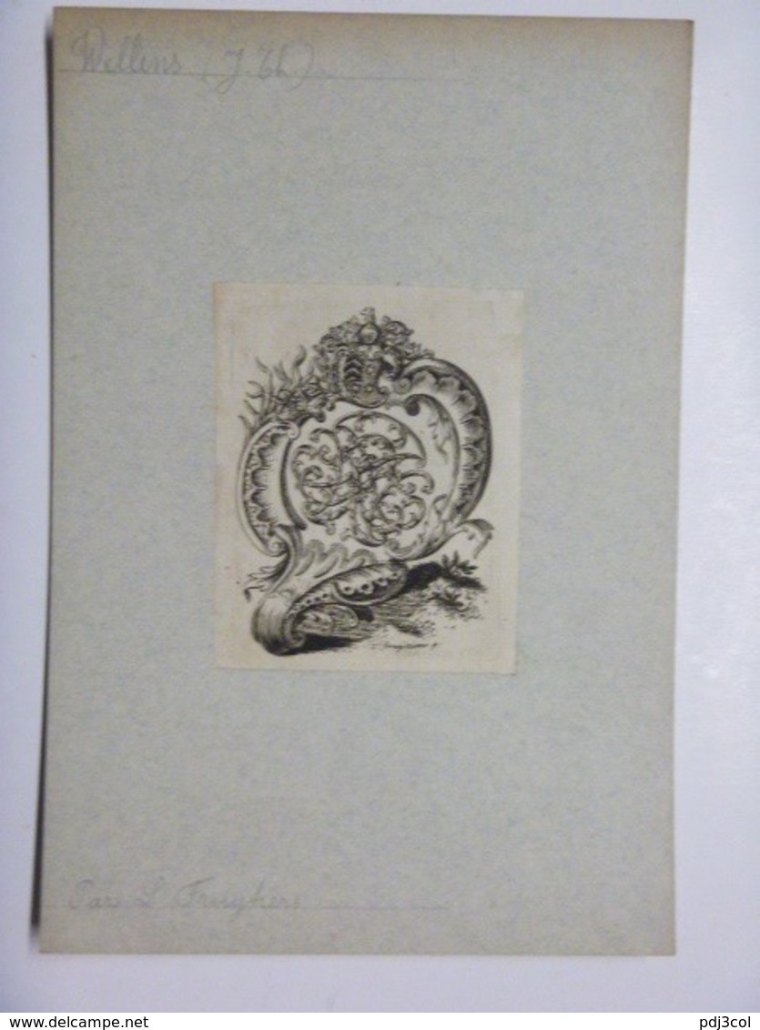 Ex-libris Illustré XVIIIème - J. TH WELLENS - Ex Libris