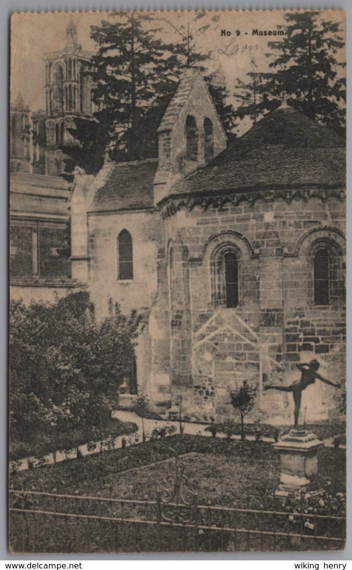 Frankreich Laon - S/w Museum Templerkapelle Im Hintergrund Die Kathedrale Armeebuchhandlung Der 7. Armee - Ohne Zuordnung