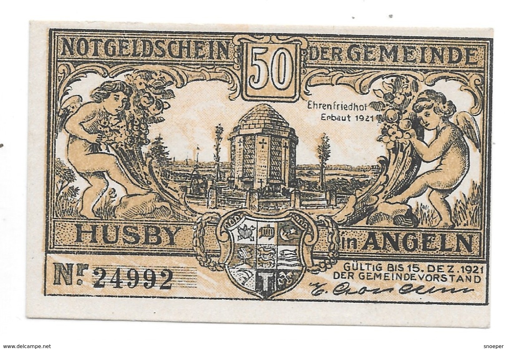 **notgeld   Husby 50pf    637.1/3 - [11] Emissions Locales