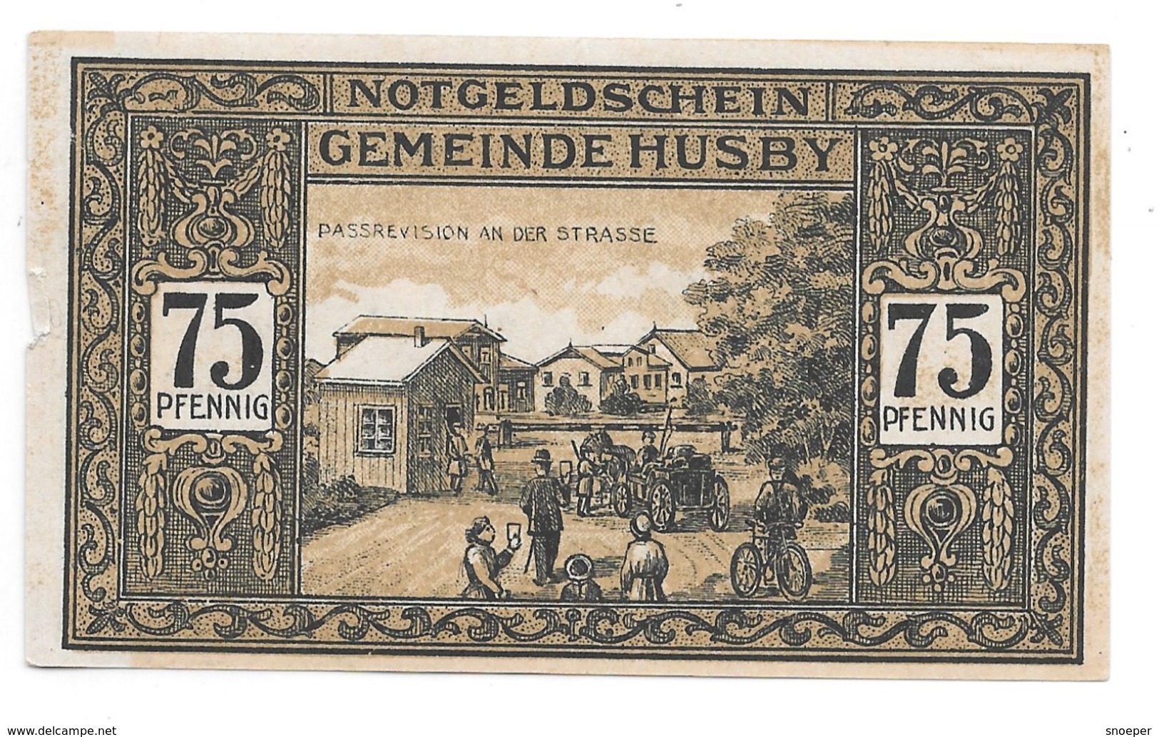 **notgeld   Husby 75pfennig     637.1/3 - [11] Local Banknote Issues