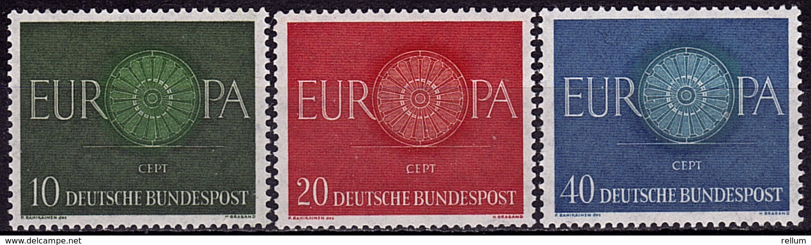 Allemagne - Europa CEPT 1960   - Yvert Nr. 210/212 - Michel Nr. 337/339  ** - 1960