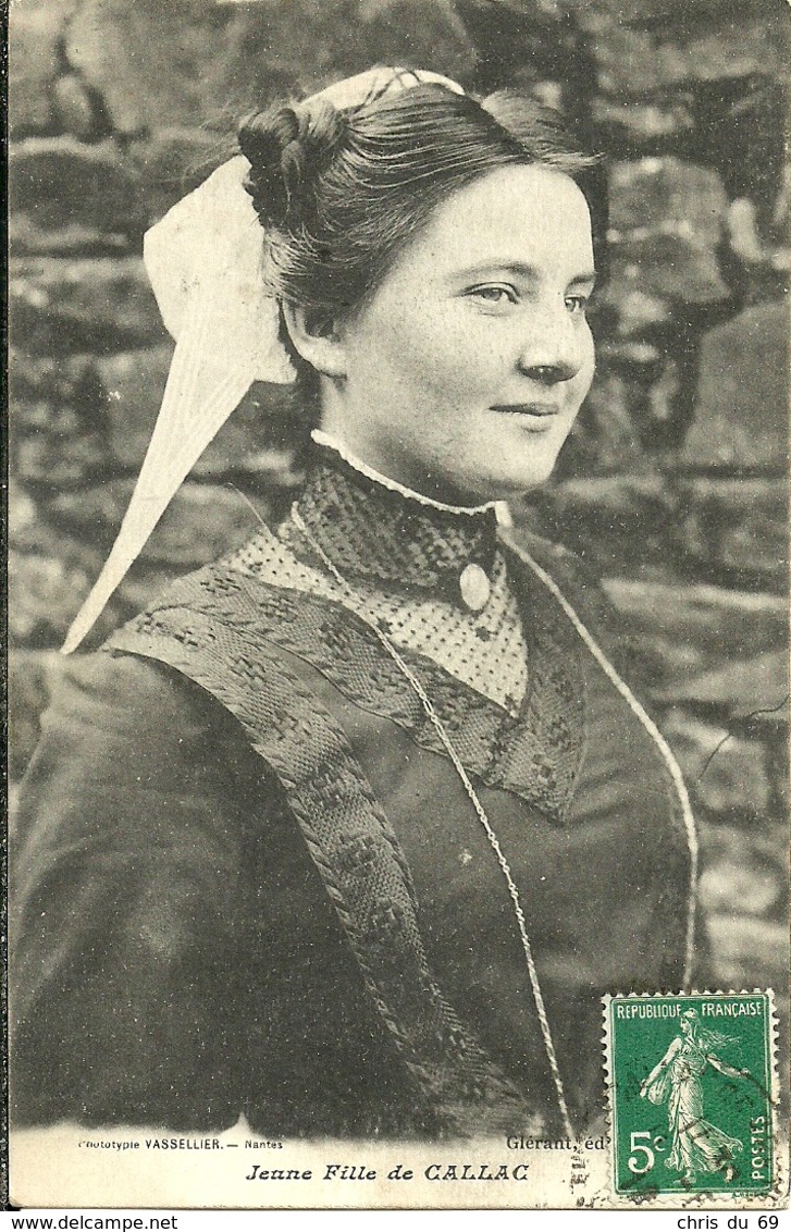 Jeune Fille De Callac - Bretagne