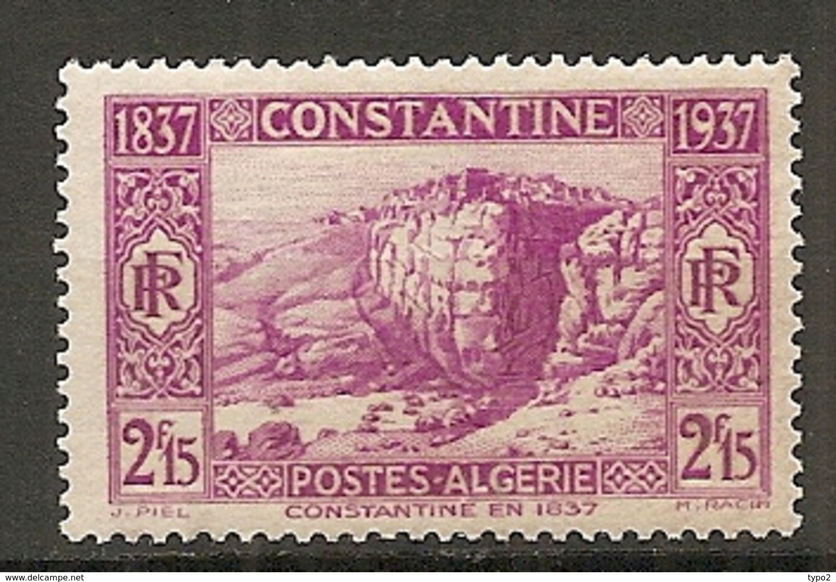 ALG - Yv.  N° 134  **MNH  2f15  Constantine Cote  1,7  Euro TBE 2 Scans - Ongebruikt