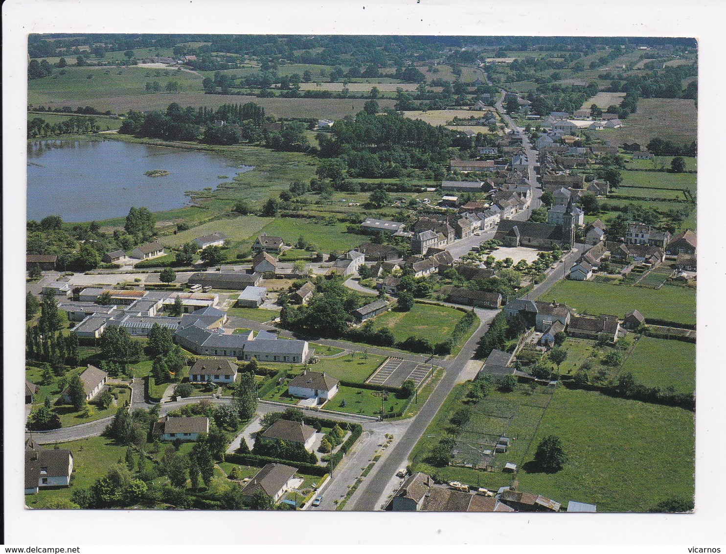 CP 72 LA FRESNAYE SUR CHEDOUET Vue Generale Aerienne - La Fresnaye Sur Chédouet