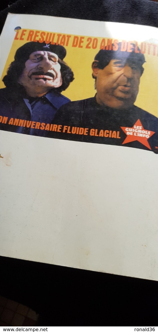 livre BD FLUIDE GLACIAL N°Spécial 20ans 1975 1995 Coluche Claude Villers Pierre Tchernia Chirac Balladur festival Hyères