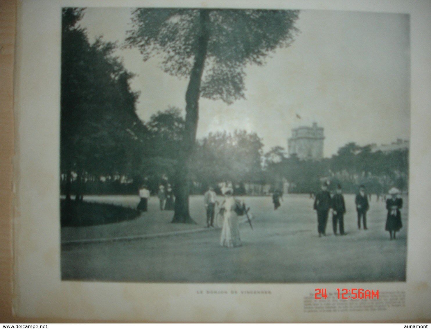 Lamina-Paris-1898---,Le Donjon De Vicennes--Rue Notre-Dame--Boulevard Bonne-Nouvelle - Notre Dame De Paris