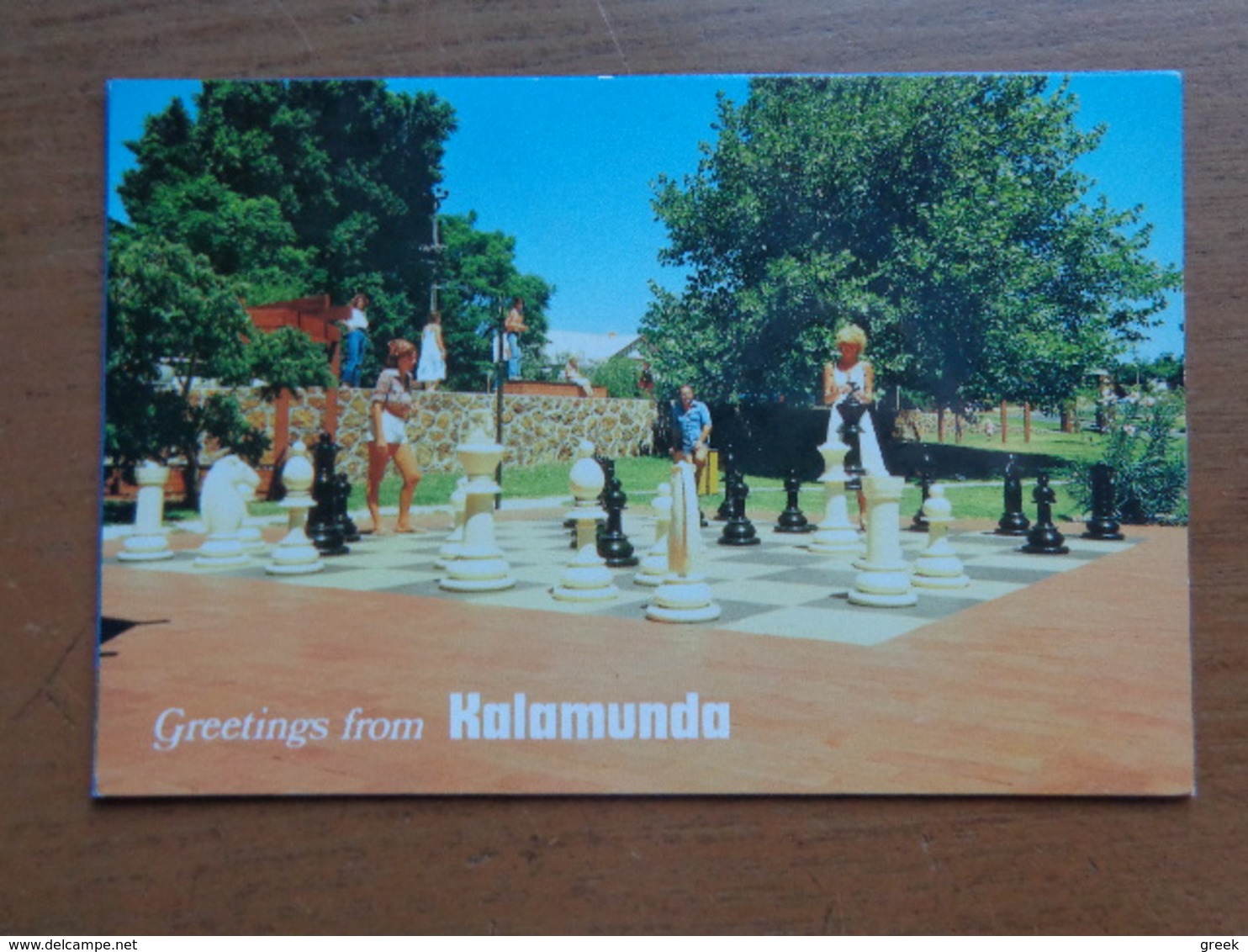 Australia / Greetings From Kalamunda - Unique Chessmen Located In Stirk Park -> Unwritten - Perth