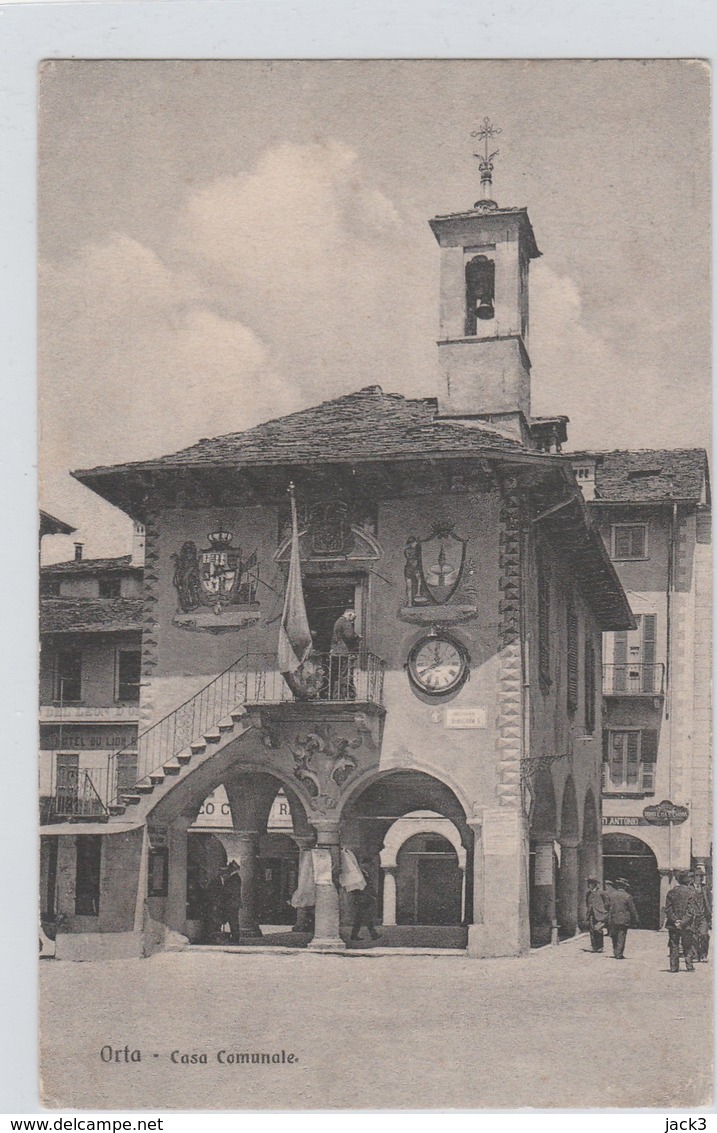 Cartolina -  Orta - Casa Comunale - Novara