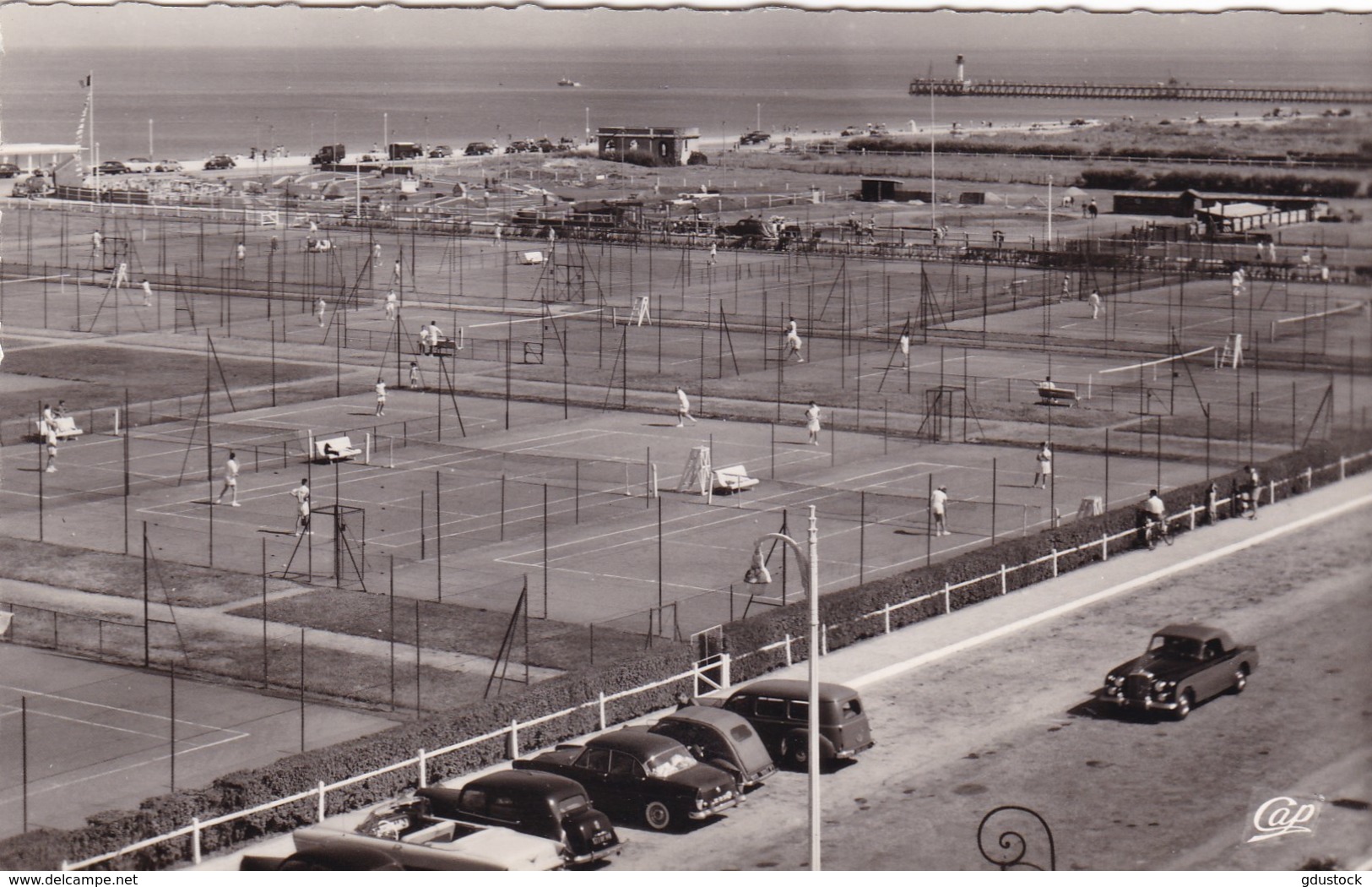 Calvados - Deauville - Plage Fleurie - Les Tennis - Deauville