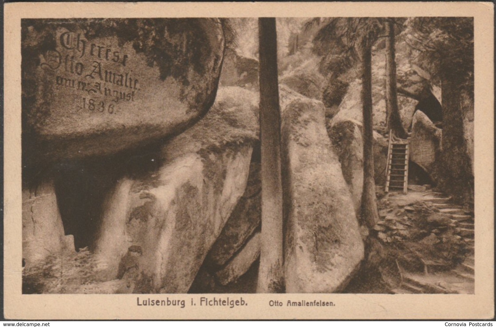 Otto Amalienfelsen, Luisenburg Im Fichtelgebirge, C.1920s - Kohler AK - Wunsiedel