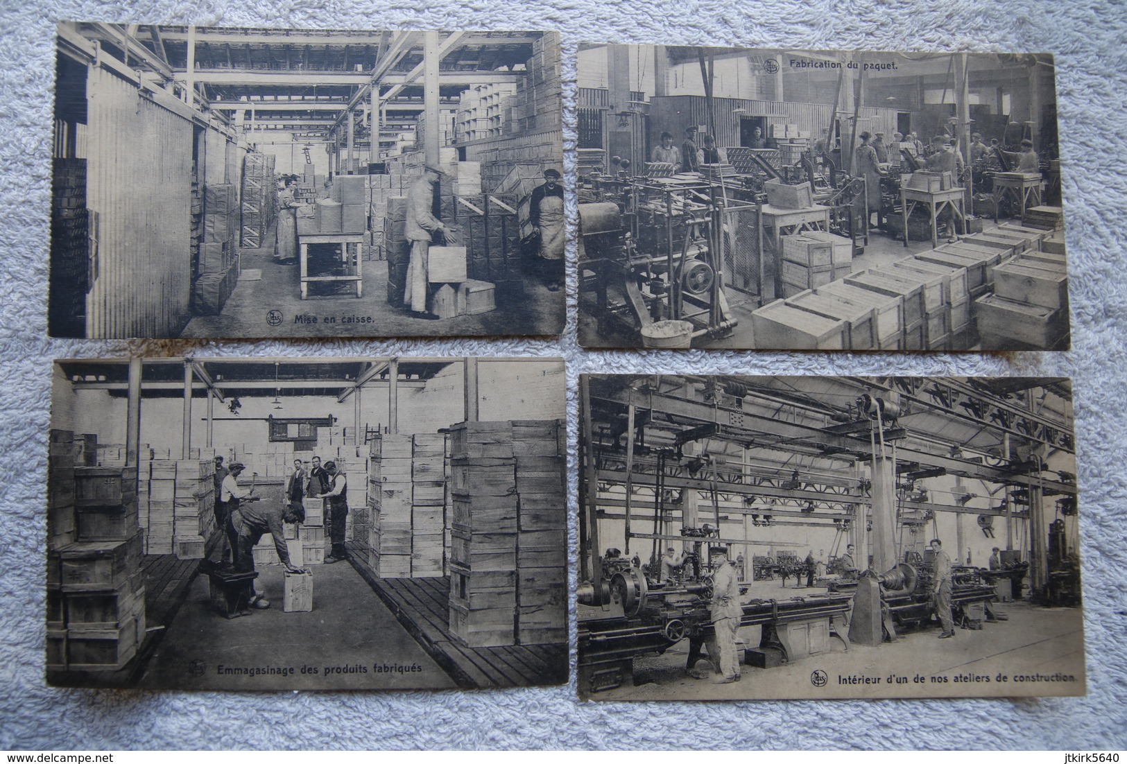 Bruxelles "série De 25 Cartes, Usine Allumettière" - Loten, Series, Verzamelingen