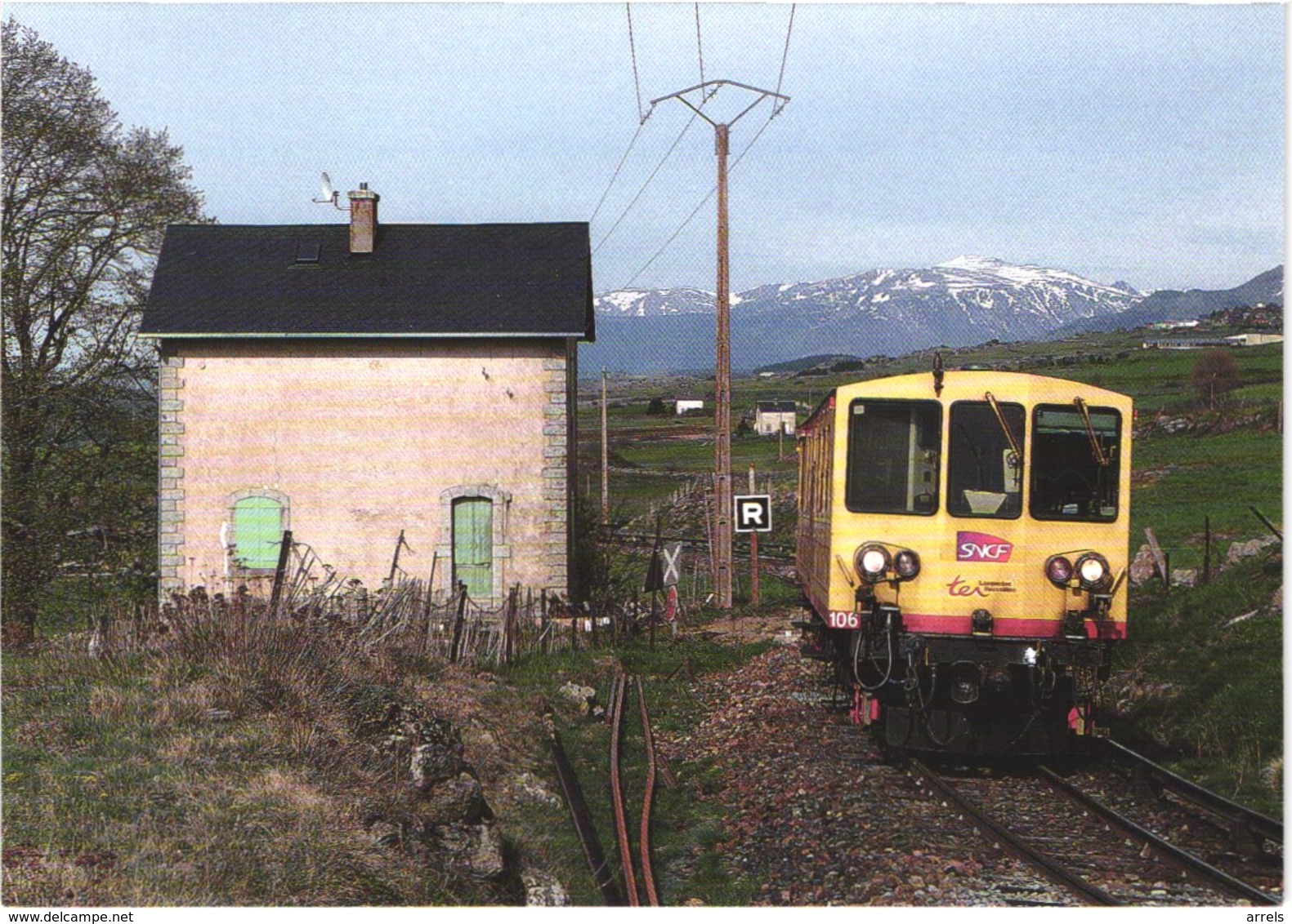 FR66 LE TRAIN JAUNE - 10 * 15 - Ligne De VILLEFRANCHE à LATOUR DE CAROL - Gare - Gros Plan - Belle - Altri & Non Classificati