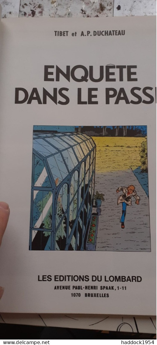 Enquête Dans Le Passé TIBET DUCHATEAU Le Lombard 1974 - Ric Hochet