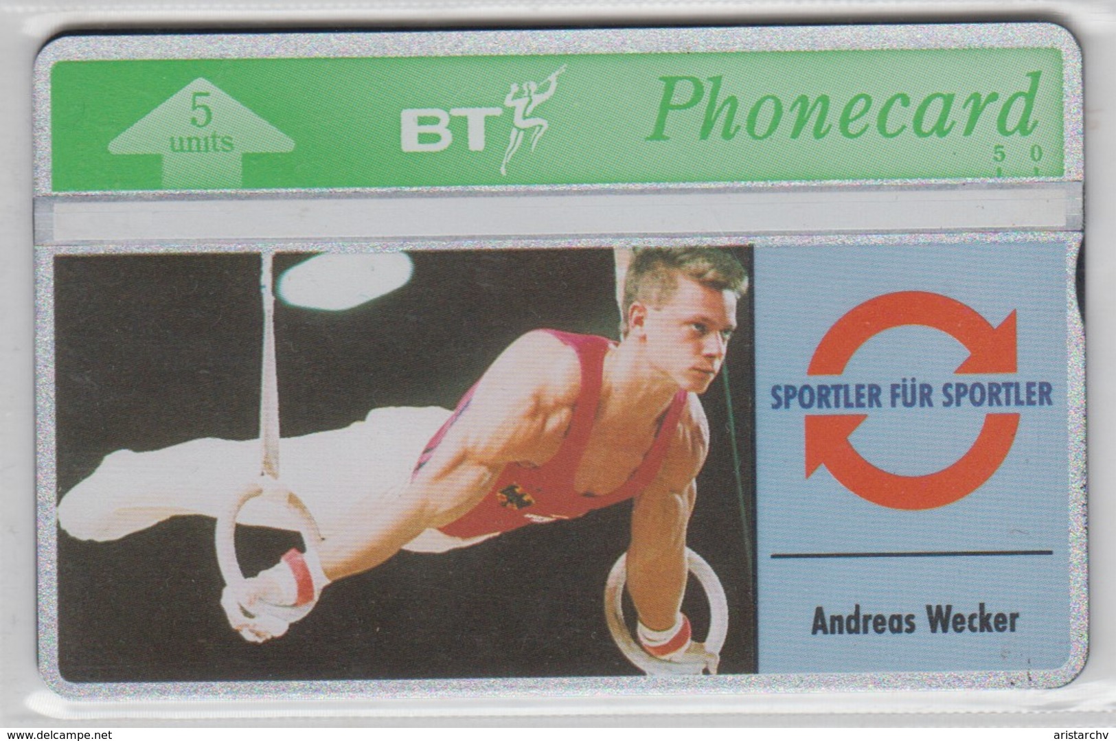 UNITED KINGDOM 1993 GYMNASTICS RINGS ANDREAS WECKER - BT Buitenlandse Uitgaven