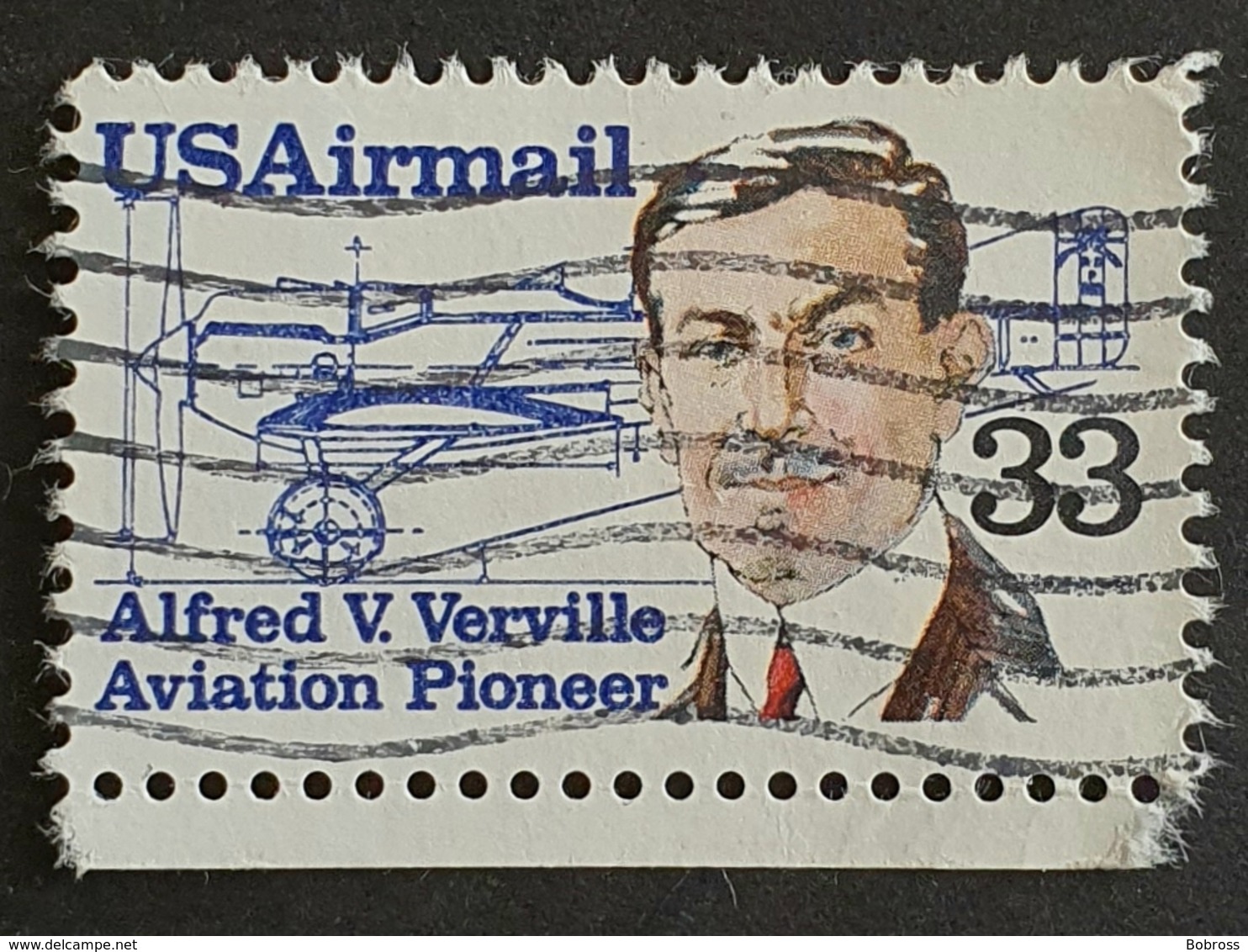 Airmail, Alfred V.Verville, United States Of America, USA, Used - 2b. 1941-1960 Unused