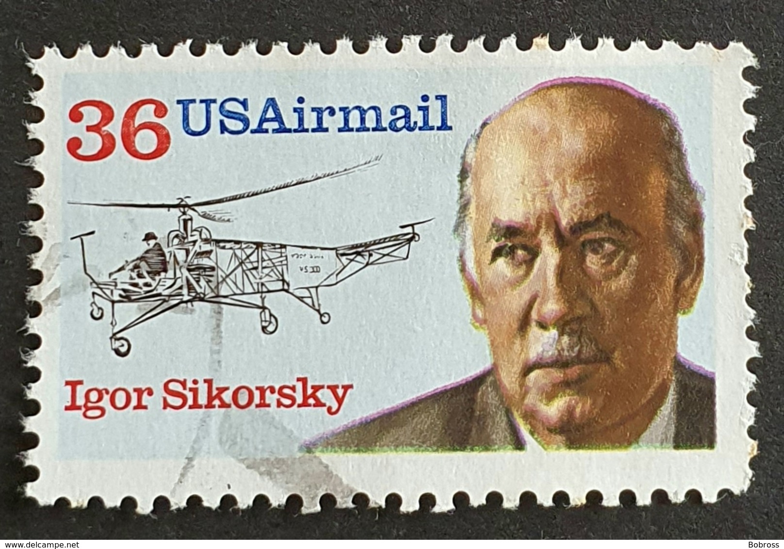 Airmail,  #C 119, Igor Sikorsky, United States Of America, USA, Used - 2b. 1941-1960 Unused