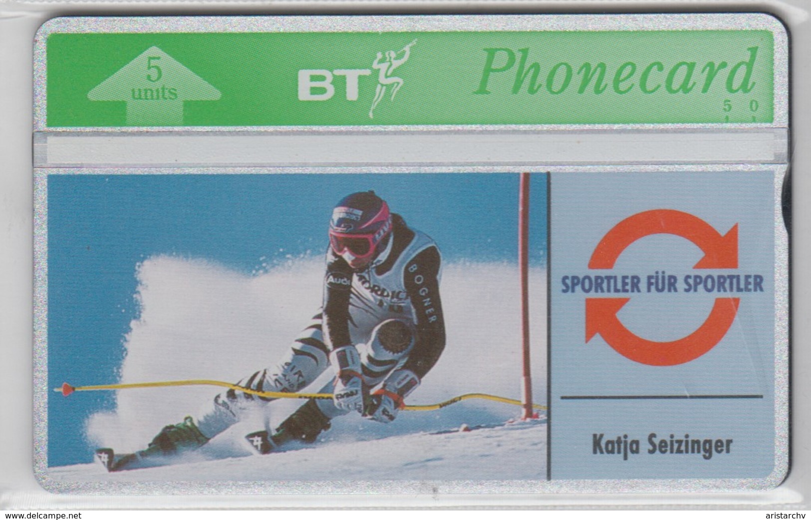 UNITED KINGDOM 1993 ALPINE SKIING KATJA SEIZINGER - BT Buitenlandse Uitgaven