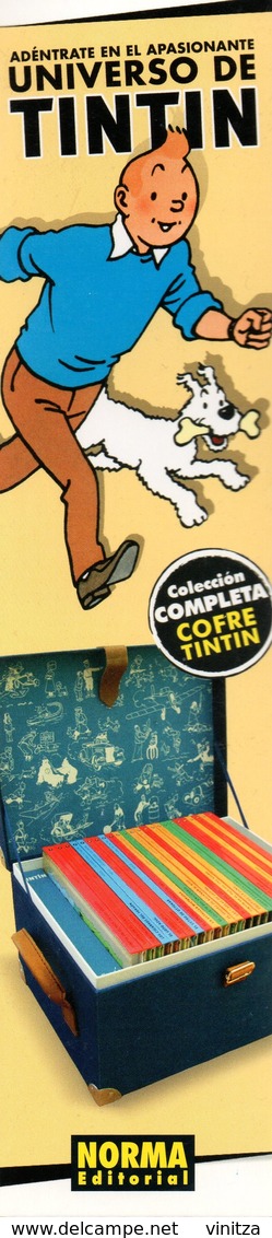 Marque Pages BD - UNIVERSO DE TINTIN éditions NORMA (Espagne) - Bookmark - Marcapàginas - Bokenlegger - Marque-Pages