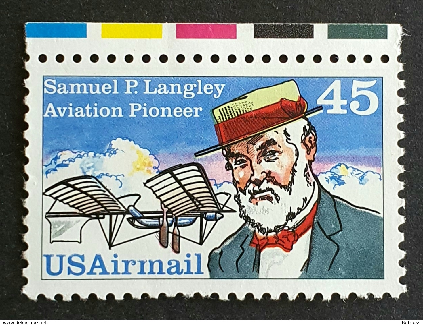 Airmail, #C118, Samuel P. Langley, United States Of America, USA, Used - 2b. 1941-1960 Nuevos