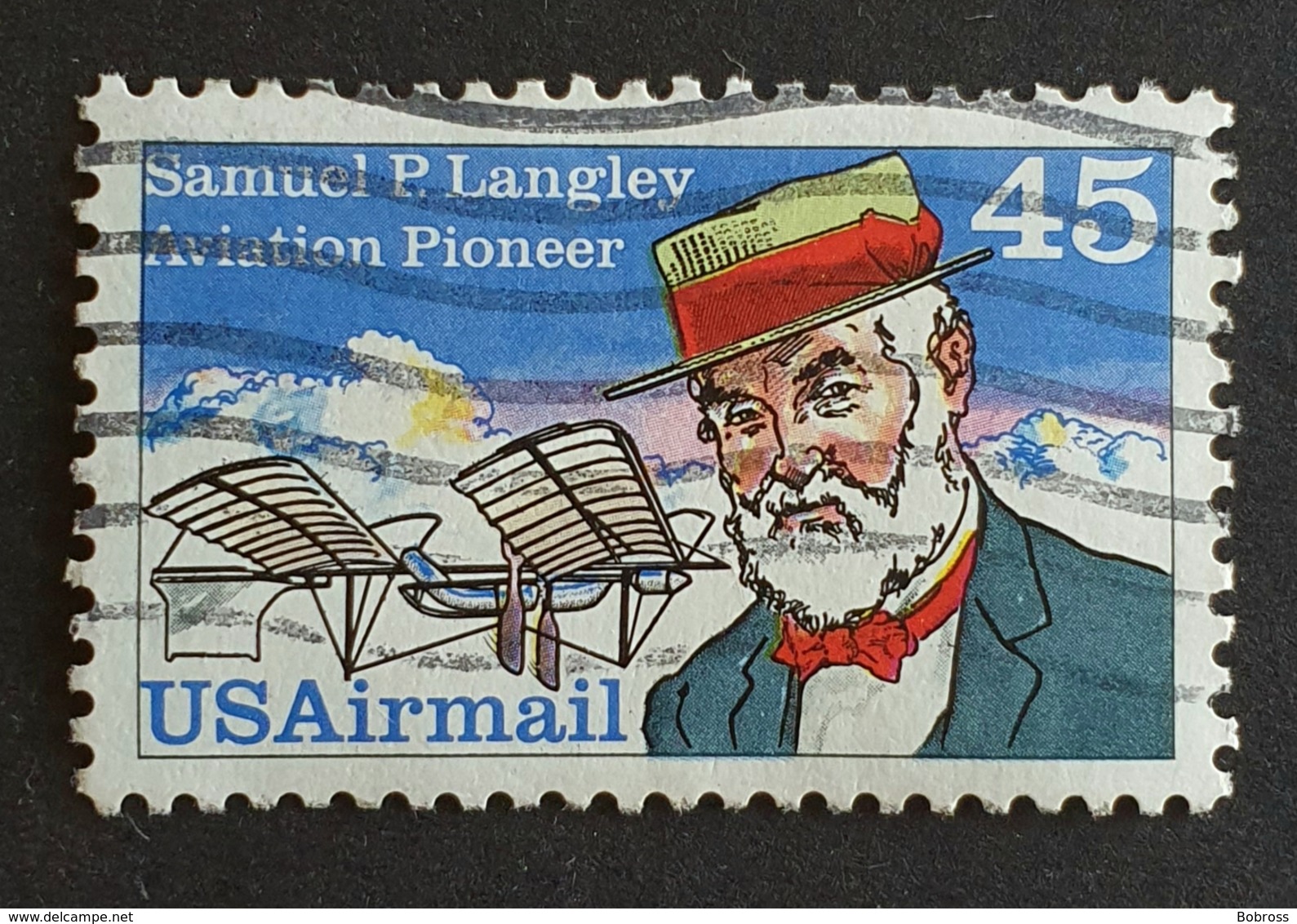 Airmail, #C118, Samuel P. Langley, United States Of America, USA, Used - 2b. 1941-1960 Ungebraucht