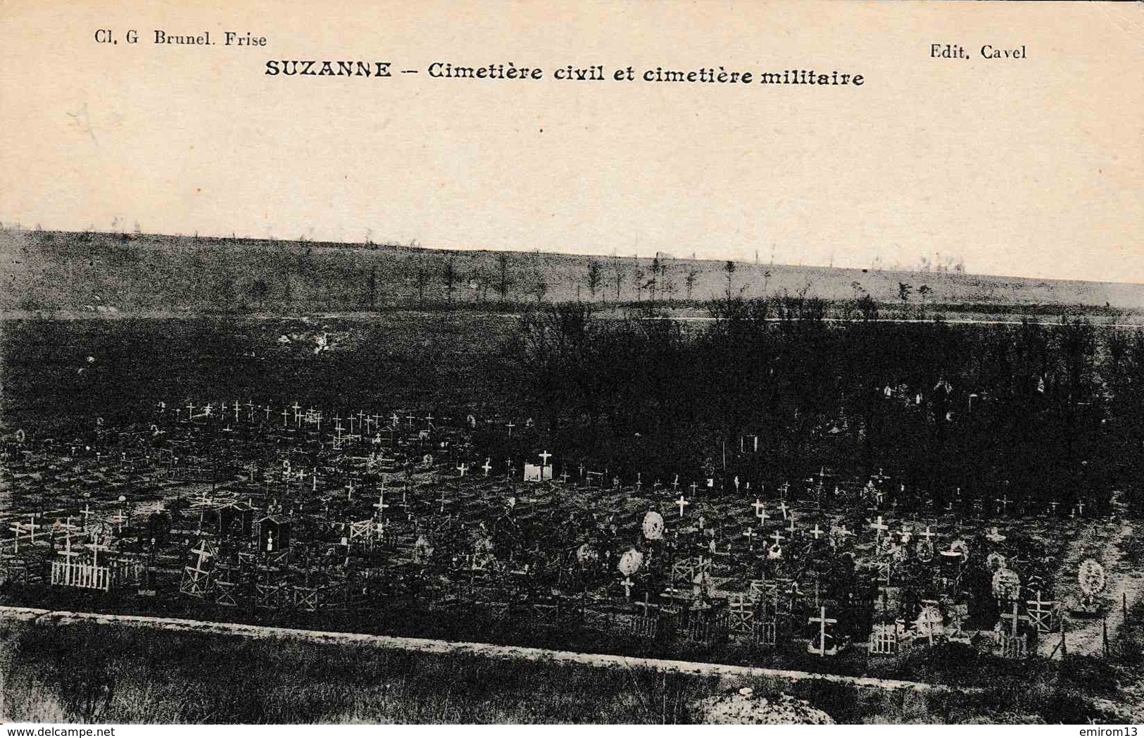 08 Suzanne Cimetière Civil Et Cimetière Militaire - Altri & Non Classificati