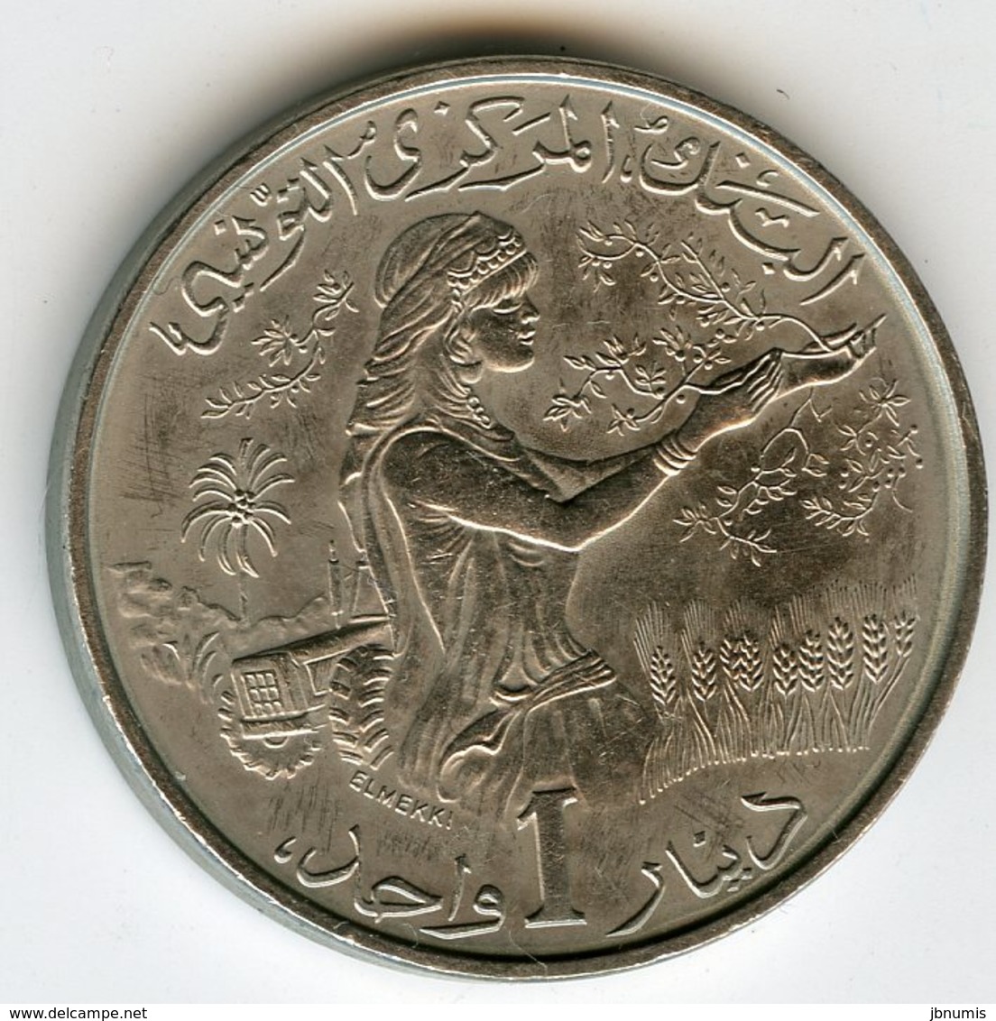 Tunisie Tunisia 1 Dinar 1976 FAO KM 304 - Tunisie