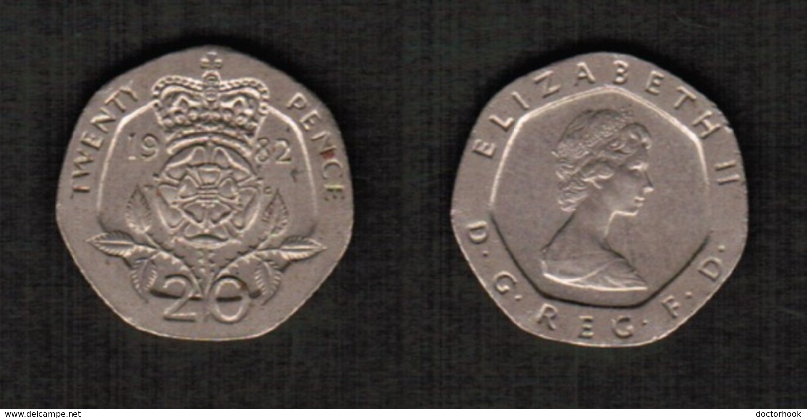 GREAT BRITAIN  20 PENCE 1982 (KM # 931) #5567 - 20 Pence