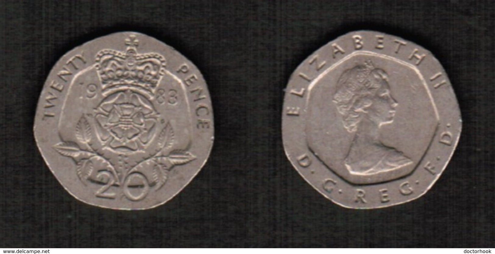 GREAT BRITAIN  20 PENCE 1983 (KM # 931) #5571 - 20 Pence