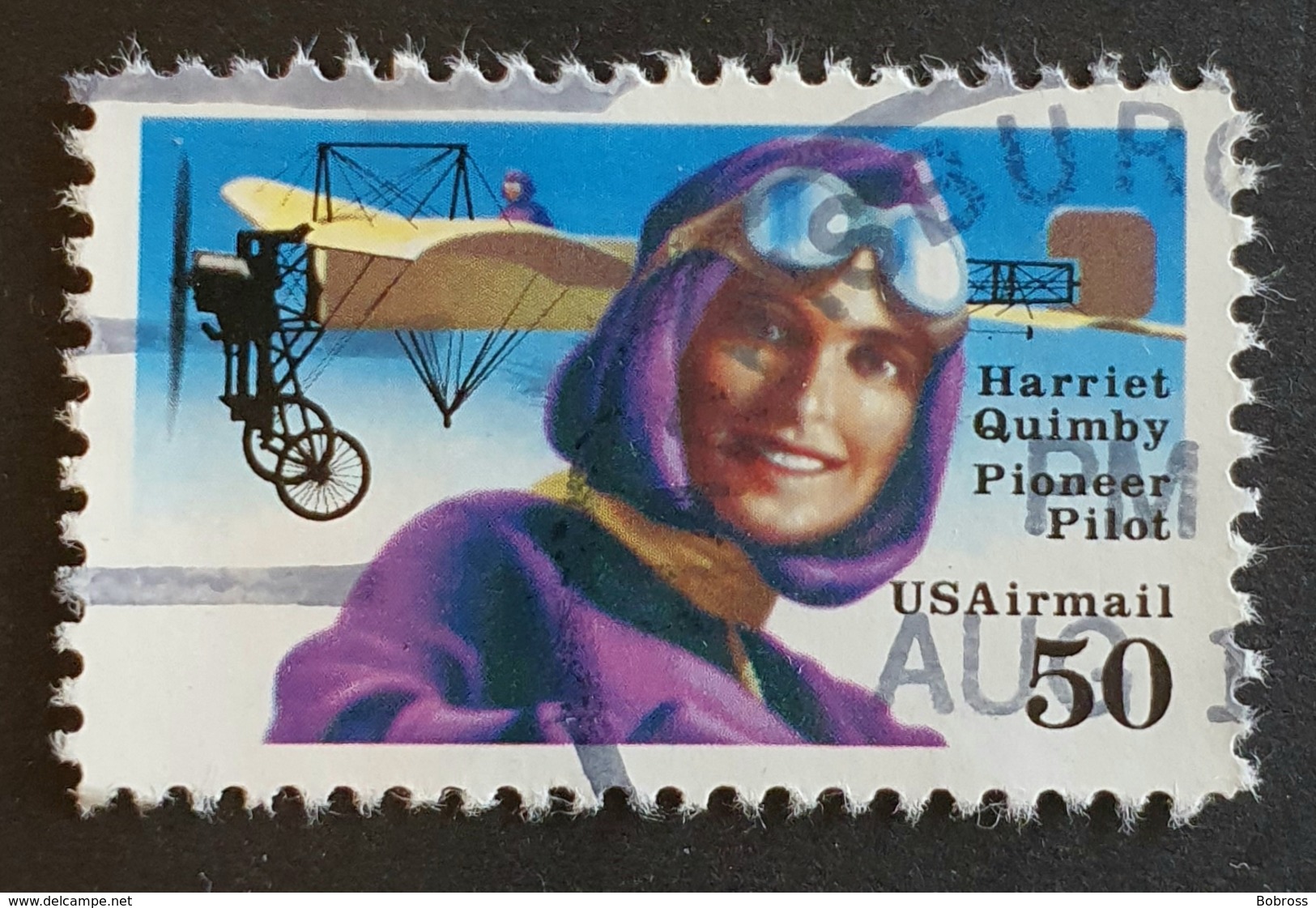 Airmail, #C128, Harriet Quimby , United States Of America, USA, Used - 2b. 1941-1960 Nuevos