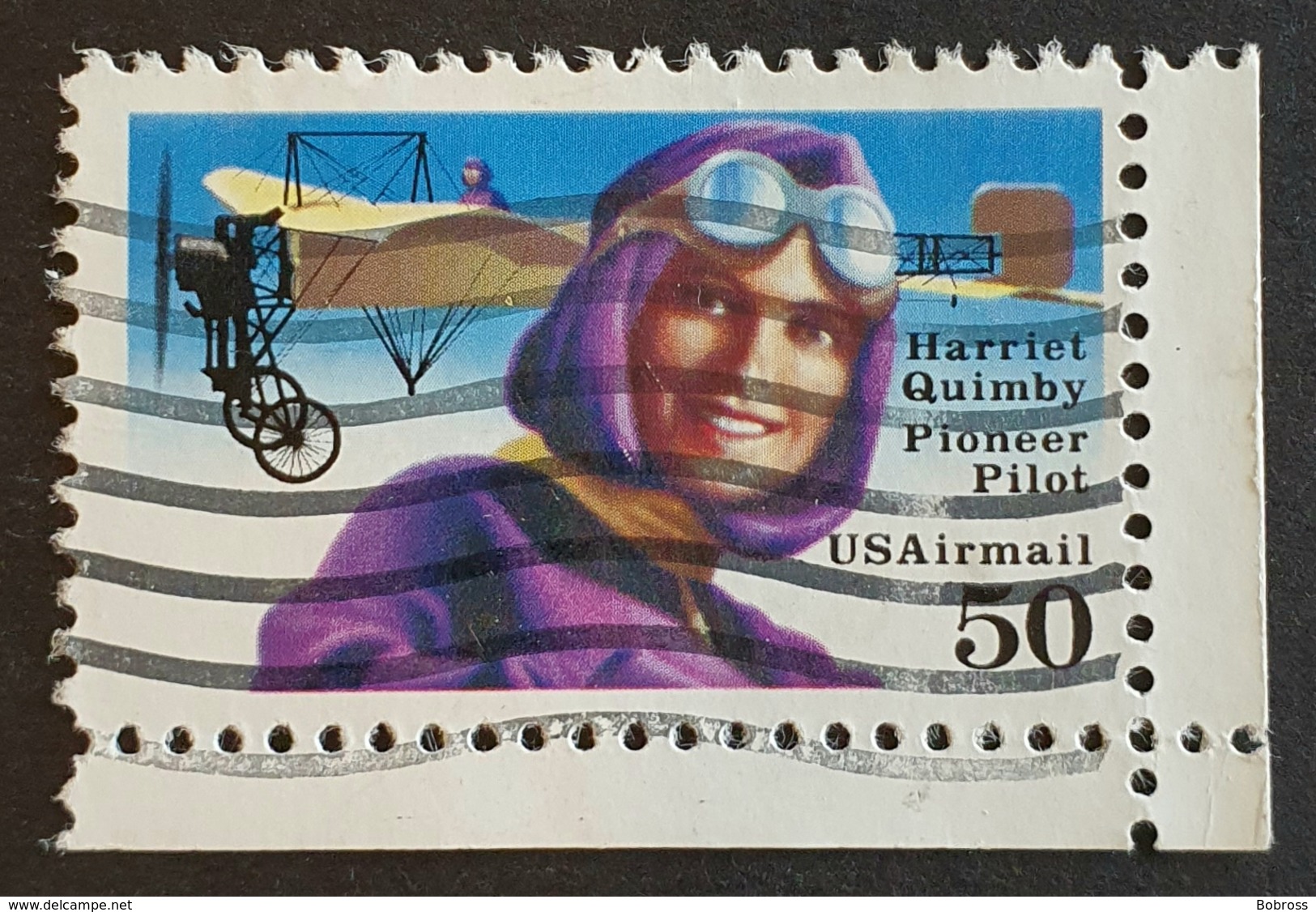 Airmail, #C128, Harriet Quimby , United States Of America, USA, Used - 2b. 1941-1960 Nuevos