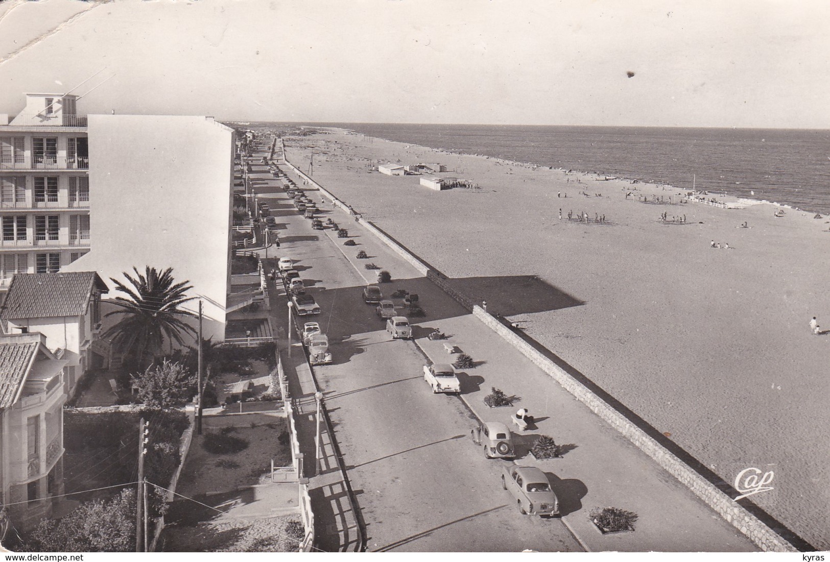 Cpsm 9x14 . CANET-PLAGE (06) Boulevard De La Côte Vermeille (Autos Années50/60) - Canet En Roussillon