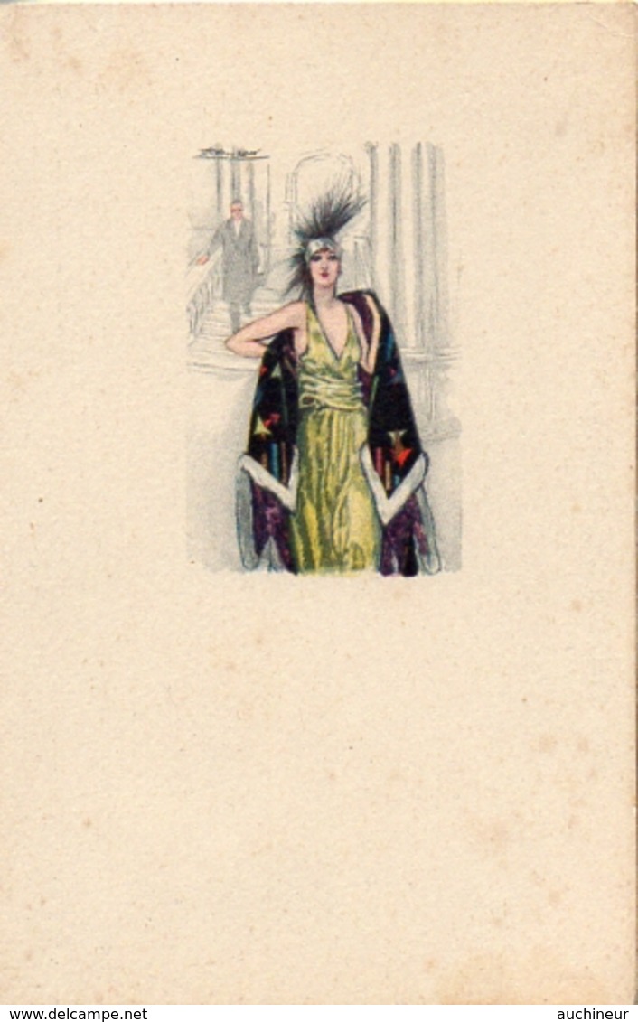 Illustrateur Mauzan - Femme Art Déco (dell'anna & Gasparini 414M-6) - Mauzan, L.A.