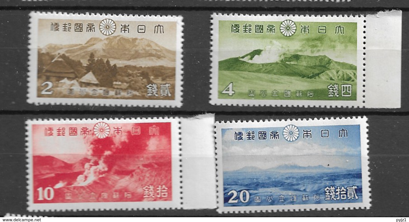 1939 MNH Japan, Mi 276-9  Postfris** - Ungebraucht