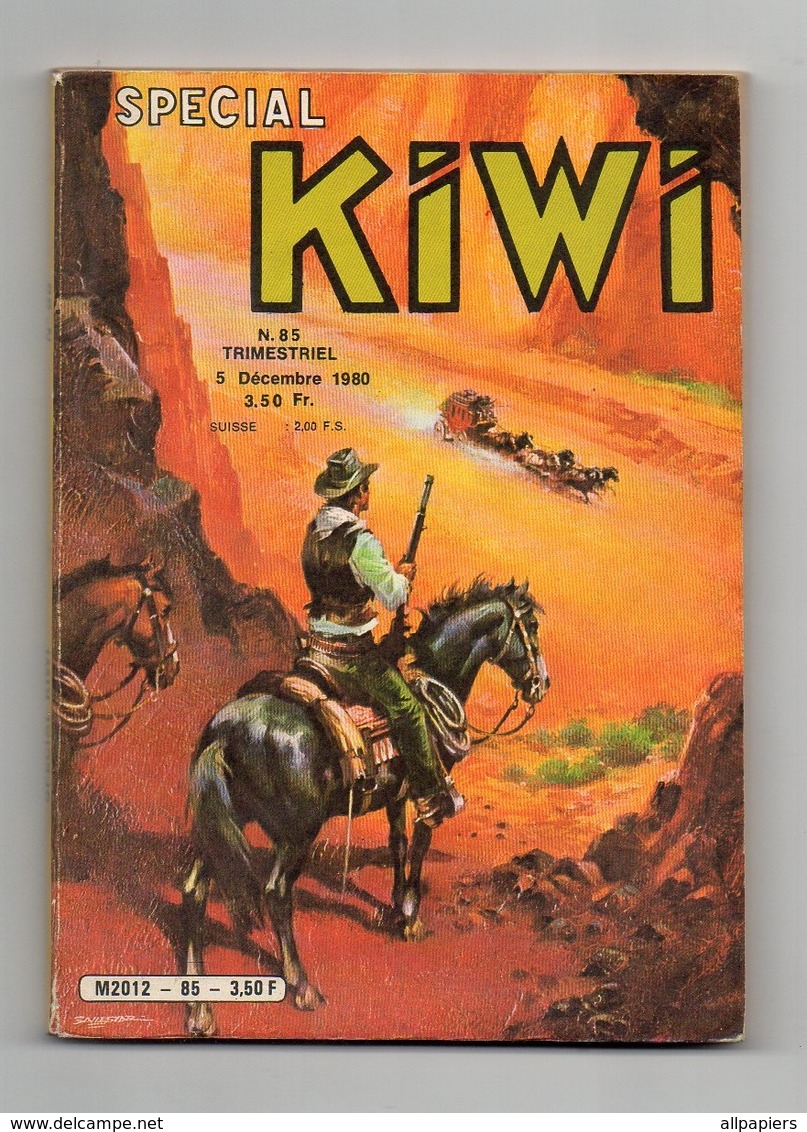 Petit Format Spécial Kiwi N°85 Le Petit Trappeur Le Festin - L'ami Barry Kidnappé De 1980 - Kiwi