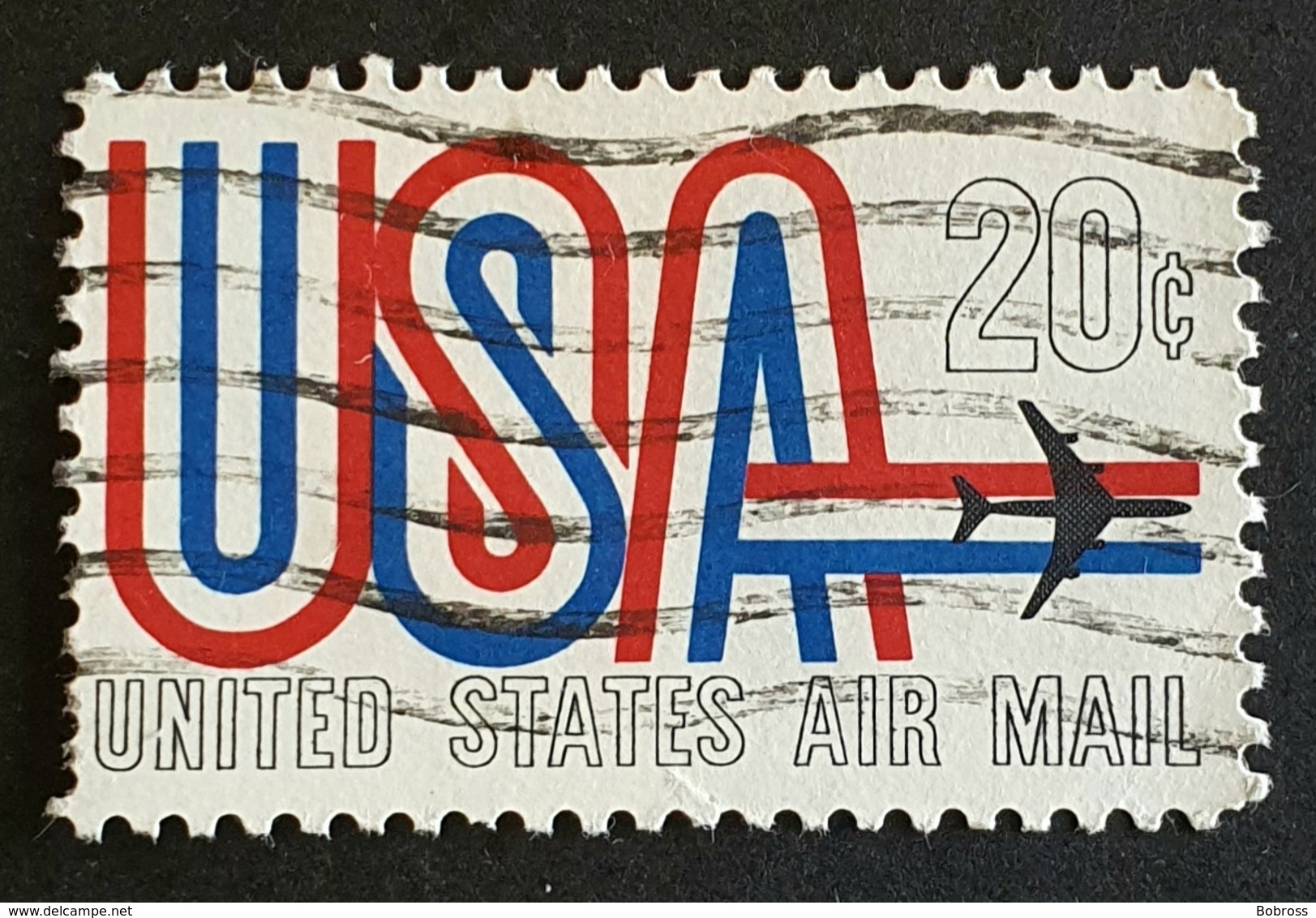 Airmail,  #C75, Usa And Jet, United States Of America, USA, Used - 2b. 1941-1960 Unused