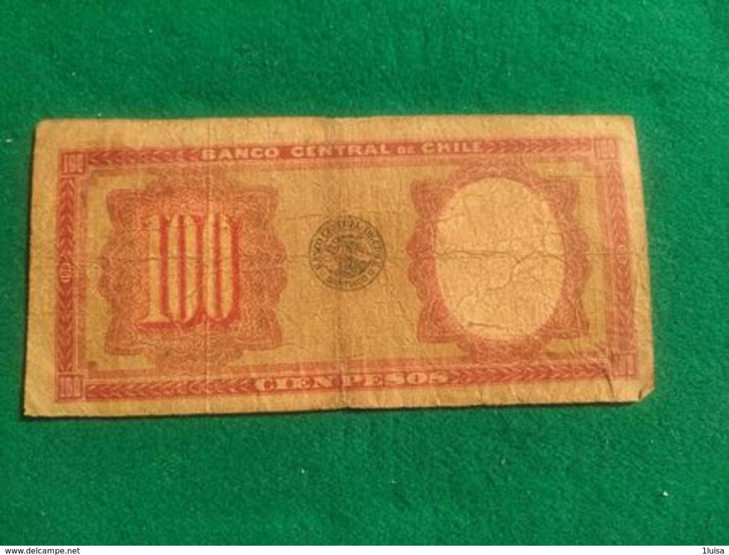 CILE 100 PESOS 1947 - Chile