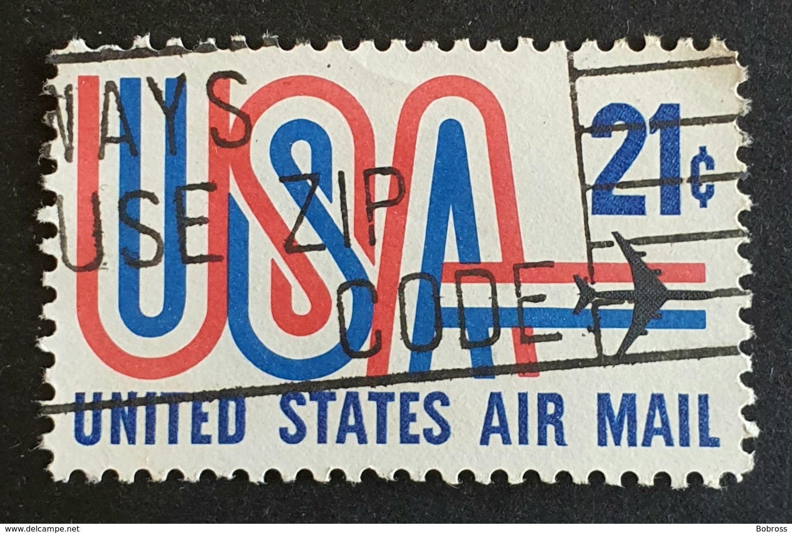 Airmail, #C81, Usa And Jet, United States Of America, USA, Used - 2b. 1941-1960 Ungebraucht