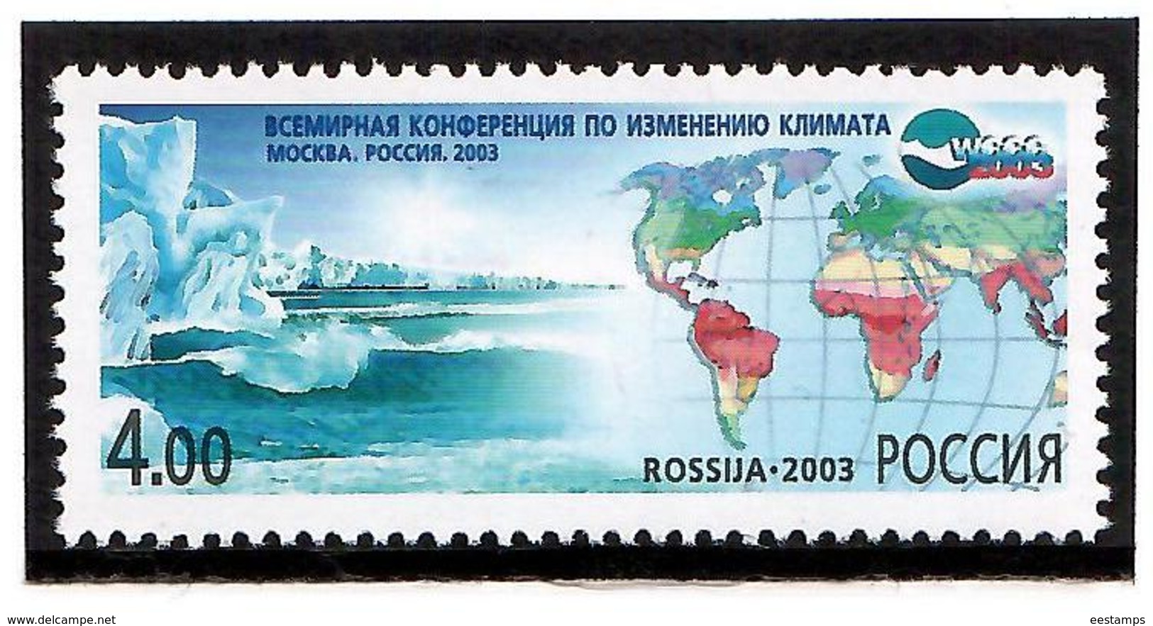 Russia 2003 .Climate Change Conference. 1v: 4.00.   Michel # 1106 - Nuevos