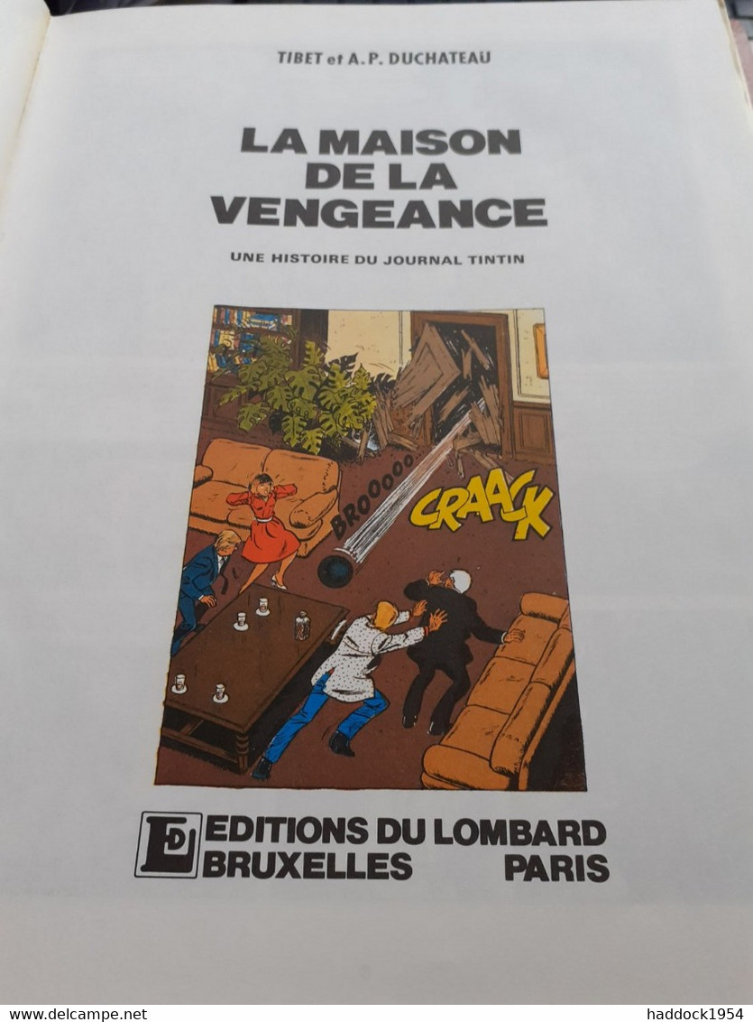 La Maison De La Vengeance TIBET DUCHATEAU Le Lombard 1985 - Ric Hochet