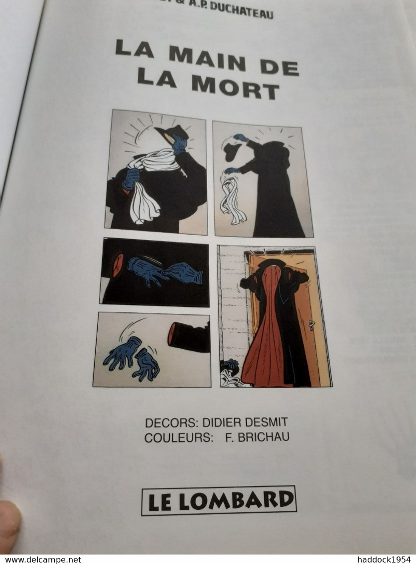 La Main De La Mort TIBET DUCHATEAU Le Lombard 1998 - Ric Hochet