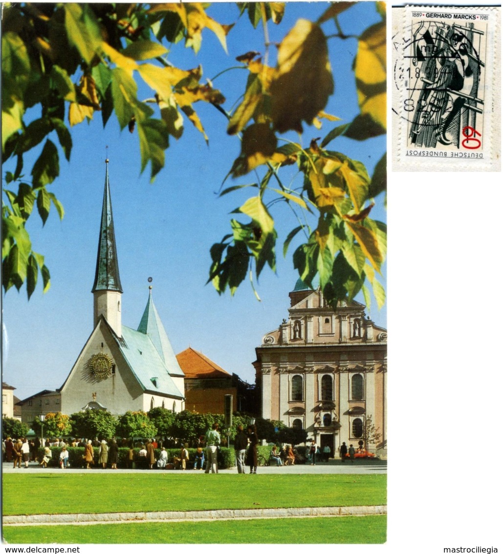 BAYERN  ALTÖTTING  ALTOETTING  Gnadenkapelle Mit Kirche St. Magdalena  Nice Stamp Gerhard Marcks - Altoetting