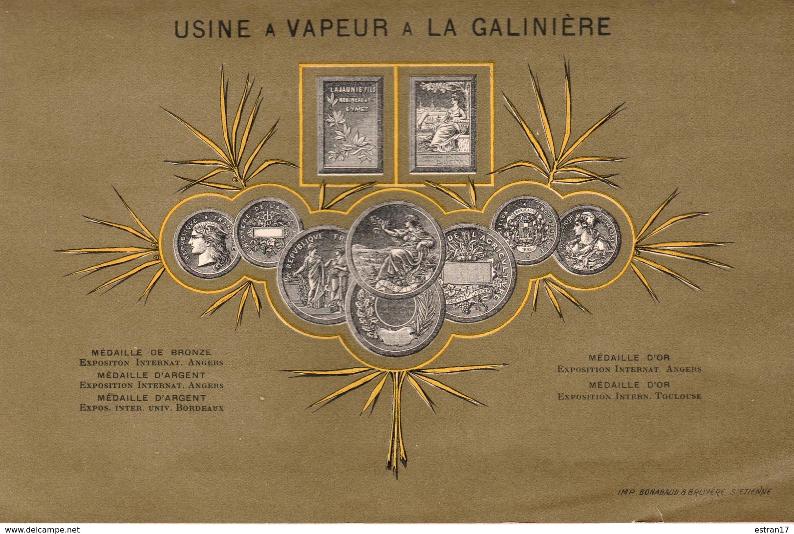 24 EYMET A. LAJAUNIE FILS & F. ROBINEAU & Cie PRODUITS ALIMENTAIRES USINE A VAPEUR A LA GALINIERE - 1900 – 1949