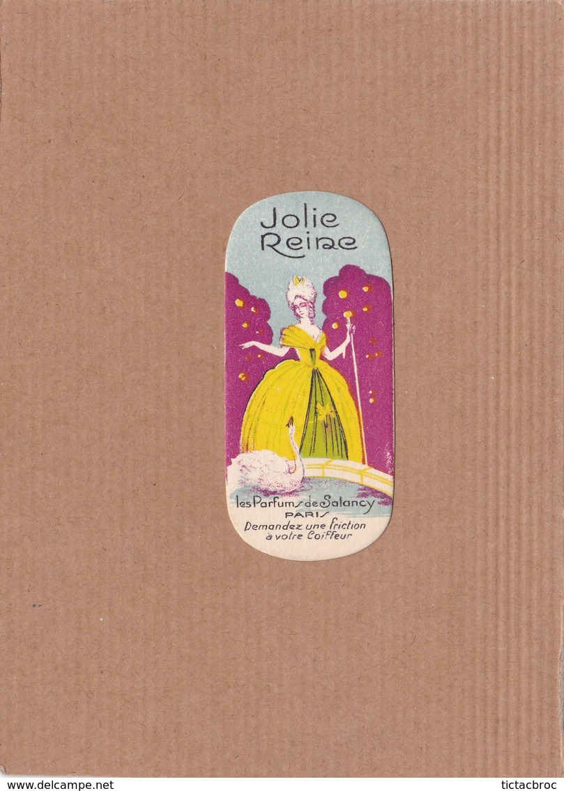 Carte Parfumée Salancy Paris Jolie Reine - Anciennes (jusque 1960)