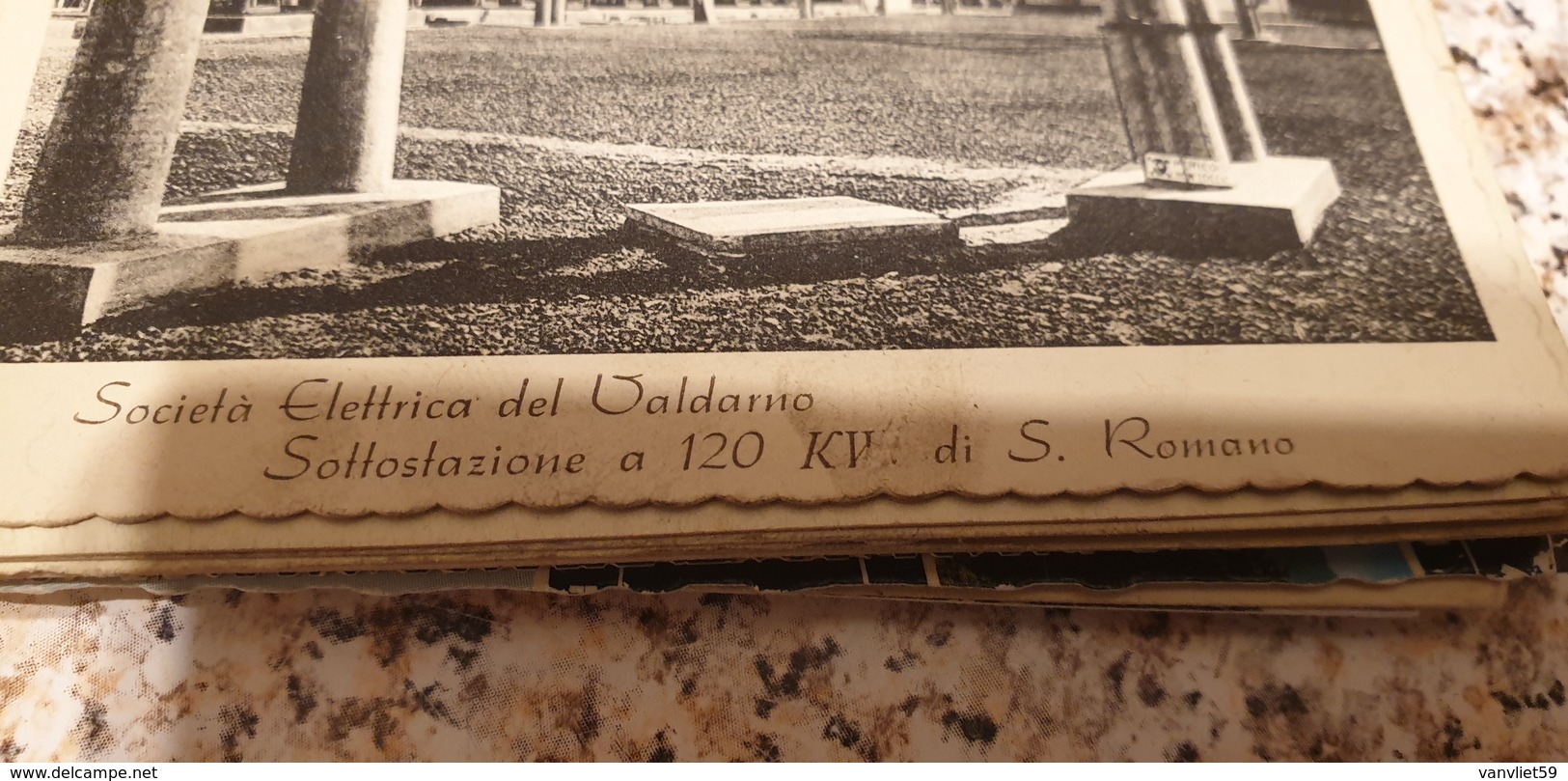 SAN ROMANO-PISA-SOC.ELETTRICA DEL VALDARNO- CARTOLINA VIAGGIATA IL 5-12-1952 - Pisa