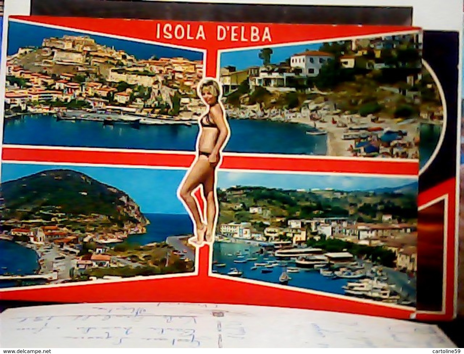 15 CARD  ISOLA D'ELBA PORTO AZZURRO MARCIANA  RIO MARINA PORTOFERRAIO CAPOLIVERI  PROCCHIO VBN1955\84  HN6976 - Livorno