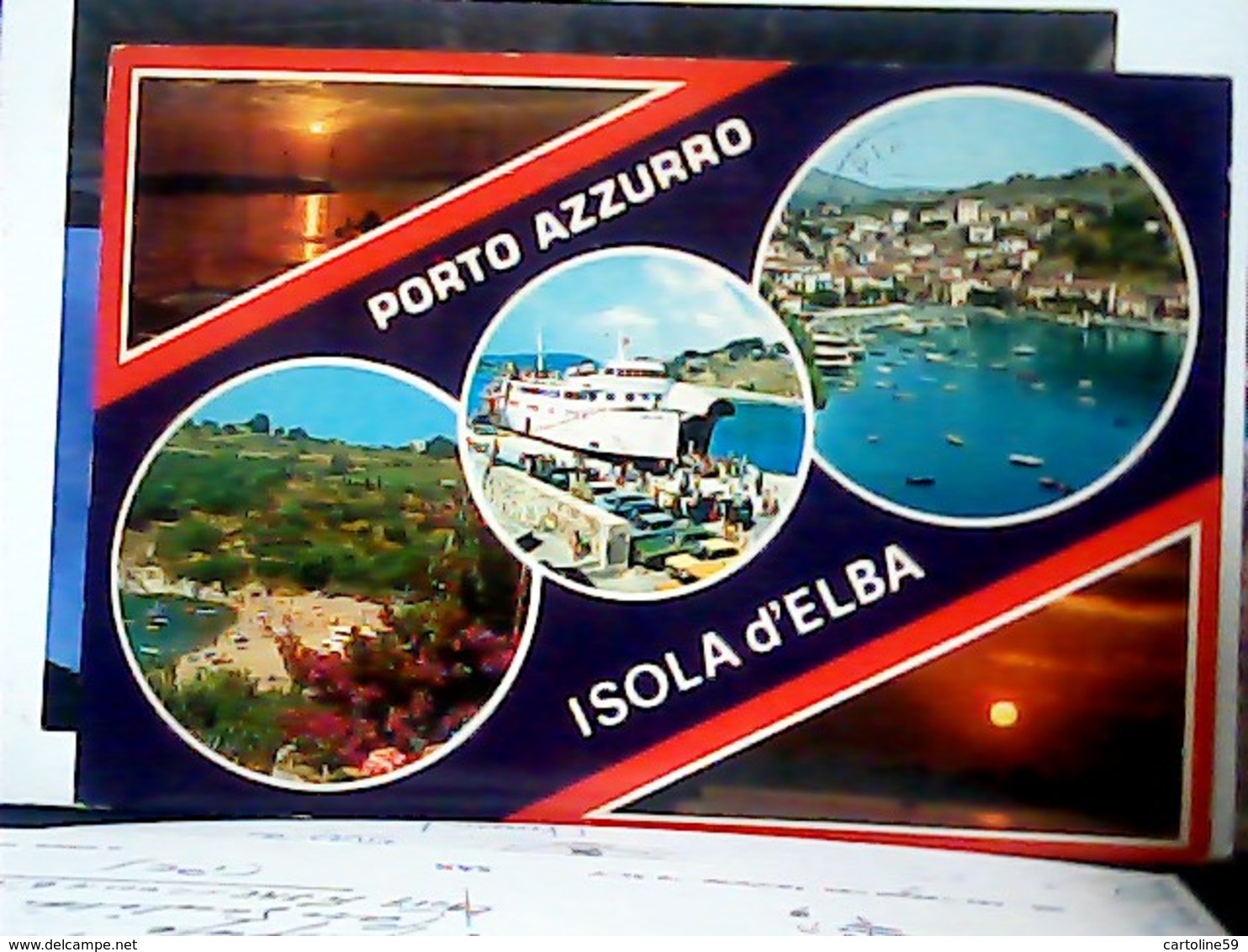 15 CARD  ISOLA D'ELBA PORTO AZZURRO MARCIANA  RIO MARINA PORTOFERRAIO CAPOLIVERI  PROCCHIO VBN1955\84  HN6976 - Livorno