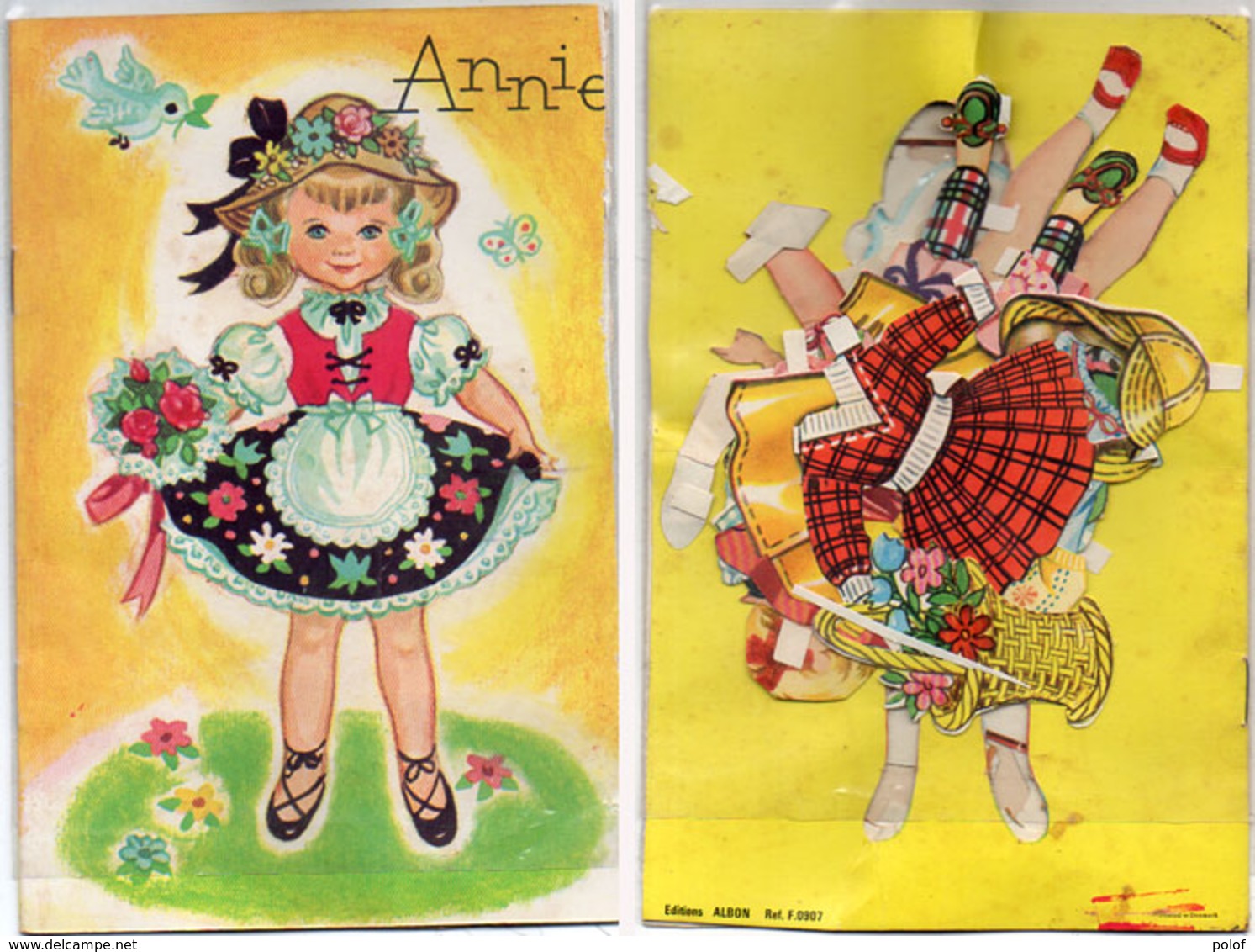 Fantaisie Avec Prénom ANNIE Et Accessoires Divers De Vétements (Découpis) Changeables   (Divers 87) - Kinderen